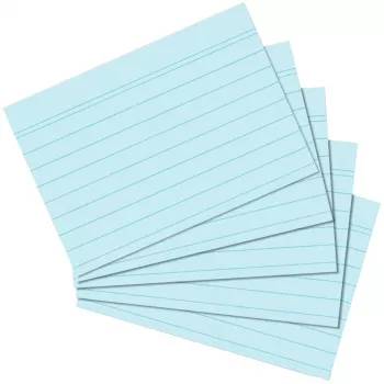 Herlitz 10836203 indeksa kartīte zila 1 gab.