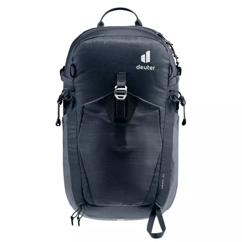 Mugursoma DEUTER Trail 25 — 25 L pārgājienu dienas soma, melnā/akmens pelēkā