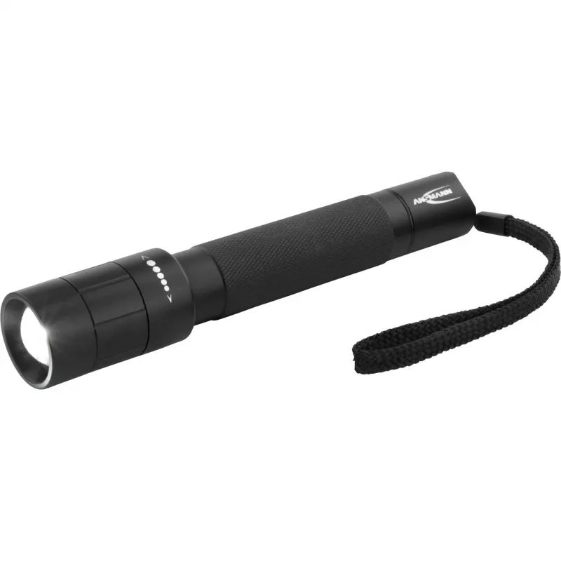Ansmann M200F melns rokas lukturītis
