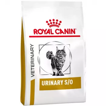Sausā kaķu barība Royal Canin Urinary S/O Adult ar mājputnu gaļu un rīsiem, 400 g, veterinārā diēta struvītu šķīdināšanai