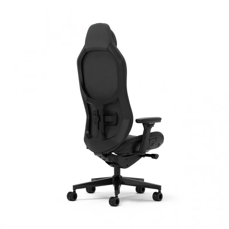 Fractal Design FD-CH-RE1F-01 videospēļu krēsls, PC spēļu krēsls, polsterēts sēdeklis, melns