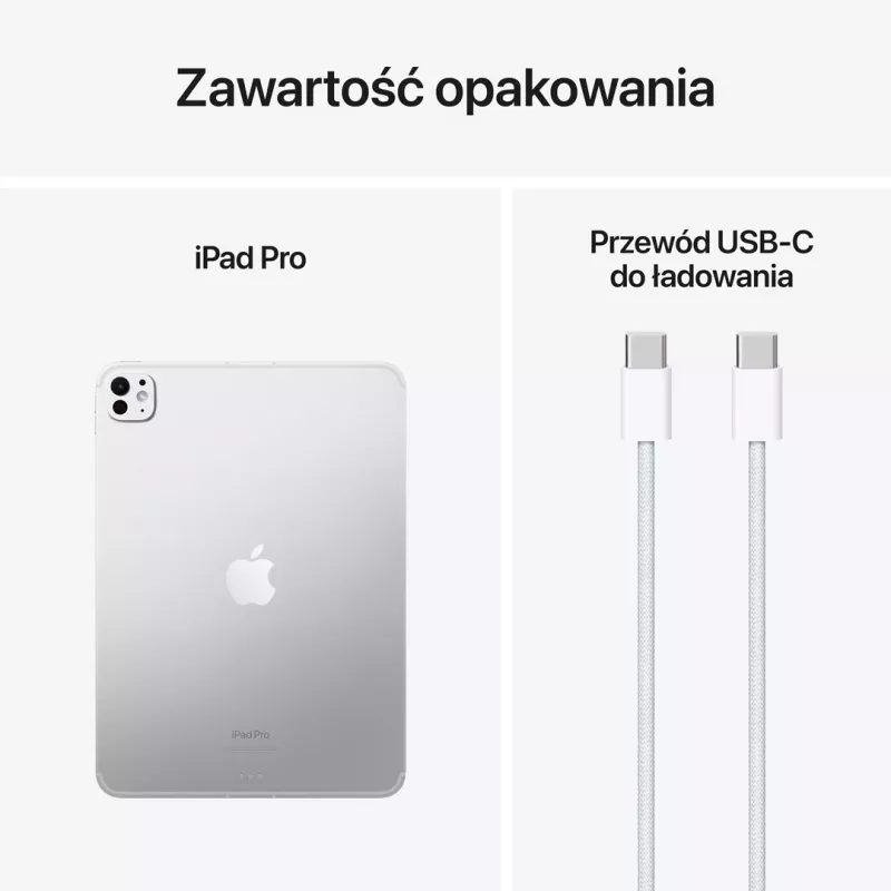Apple iPad 11-inch Pro WiFi + Cellular 2TB ar Nano-texture Glass — sudrabkrāsā