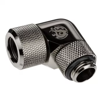 Adapter 90° BitsPower Advanced Multi-Link G1/4 inch AG to 12mm OD Hardtube, rotatable