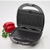 Clatronic ST/WA 3670 sviestmaižu cepamierīce 800 W Melna, nerūsējošais tērauds