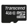 Transcend 4GB MicroSDHC Class 10 TS4GUSDC10 zibatmiņa