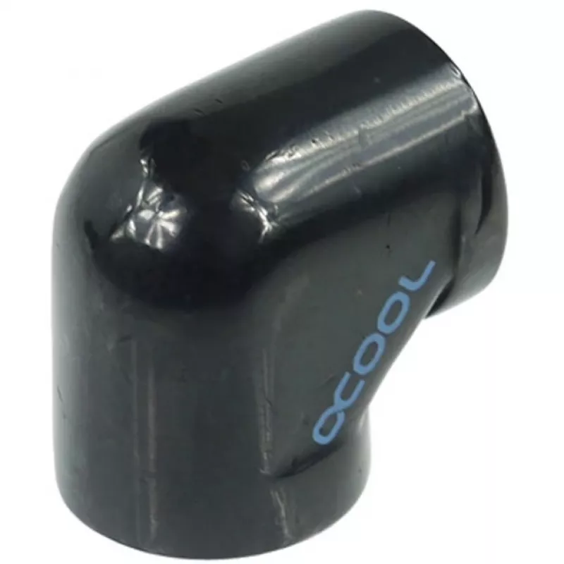 Alphacool HF L-savienotājs G1/4 iekšējā vītne uz G1/4 iekšējā vītne - Deep Melns (17042)