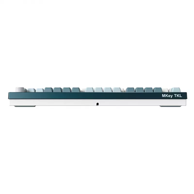 Montech MKey TKL tastatūra spēlēm USB tumši pelēka, gaiši zila, balta