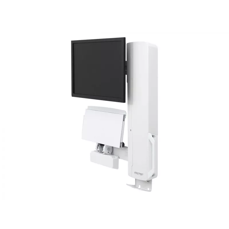 Monitora stiprinājums Ergotron 61-081-062 61 cm (24 collas) sienai, balts