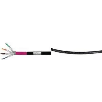 Logilink Professional - Bulk Cable - 50 m - S/FTP - Cat.7 Raw Cable - Halogen-Free, āra, Gigabit Ethernet atbalsts, tiešai ierakšanai - Melns (CPV0081)