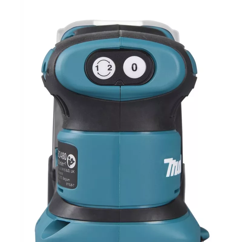 Makita DBO480Z portatīvais slīpmašīnas Random orbitālais slīpētājs 14000 OPM Melns, Zils 210 W