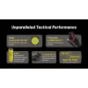 Taktiskā lukturītis Nitecore P23i 3000 lm Melns Alumīnijs IP68