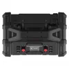 Pārnēsājamais celtniecības radio PerfectPro ROCKTAGON 18V — ar baterijām darbināms darba vietas radio