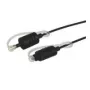 Wentronic goobay AVK 224-0100 - digitālais audio kabelis (optiskais) - Mini-TOSLINK (V) uz TOSLINK (V) - 1 m (51224)