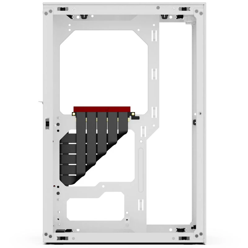SSUPD Meshlicious Full Mesh PCIE 4.0 Edition Mini-ITX korpuss - balts