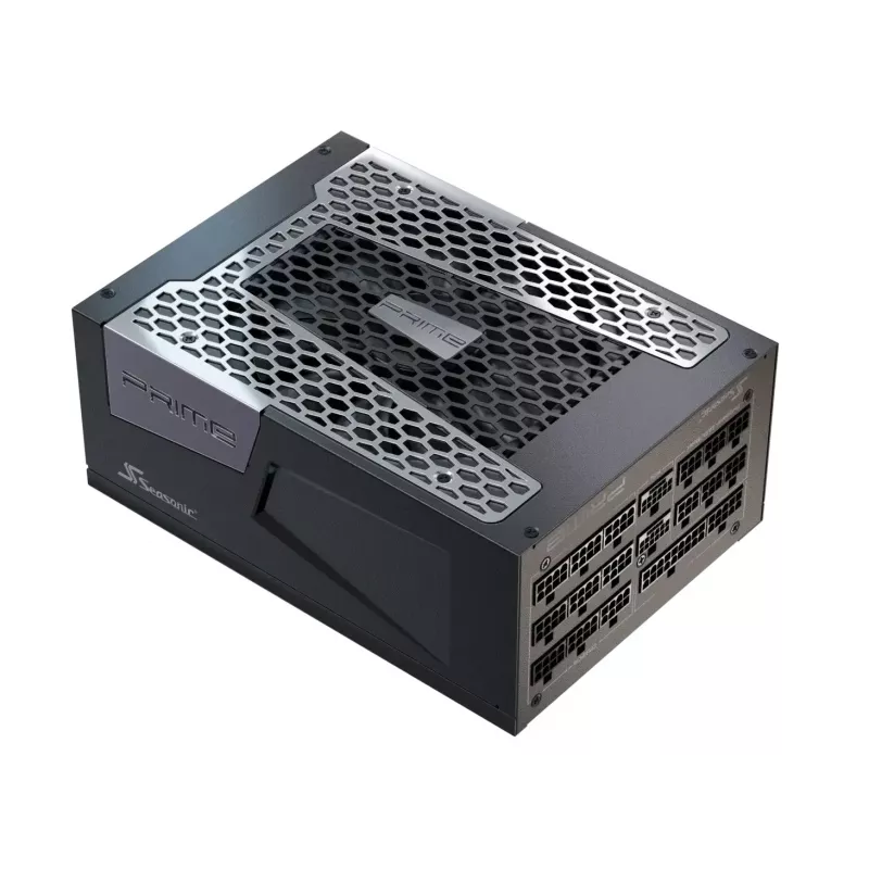 Seasonic Prime PX-2200 barošanas bloks, 80 PLUS Platinum, pilnībā modulārs, ATX 3.1, PCIe 5.1 - 2 200 vati