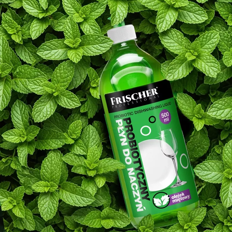 Trauku mazgāšanas līdzeklis FRISCHER 500 ml — koncentrēts virtuves tīrīšanas līdzeklis trauku mazgāšanai ar rokām