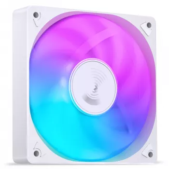 JONSBO SL-120CW 120 mm ARGB korpusa ventilators — balts
