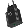 USB lādētājs usams USA001629 25W 1xUSB-C + 1xUSB-A ātra uzlāde