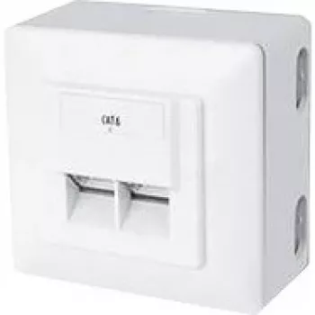 RJ-45 kontaktligzdu kaste, balta ShiverPeaks BS74272-SET