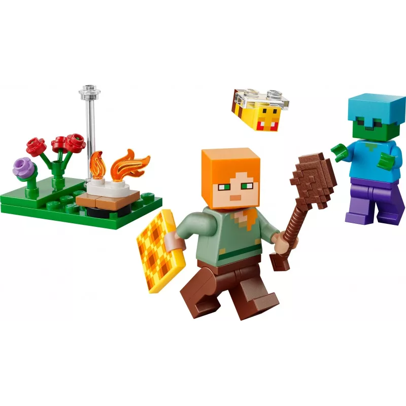 Bricks Minecraft 30732 Aleksa konflikts pie ugunskura