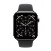 Viedpulkstenis Apple Watch Series 11 GPS + Cellular 46mm Slate Titanium korpuss Black Sport Band M/L