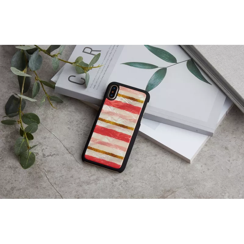 Viedtālruņa maciņš iKins iPhone XS / iPhone XS Max Short Cake Melns aizsargapvalks