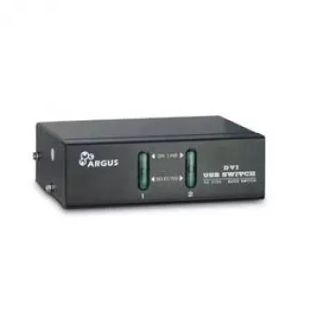 Inter-Tech Argus KVM-AS-21DA - KVM/Audio pārslēgs - 2 x KVM/Audio - galddatoram (88887200)
