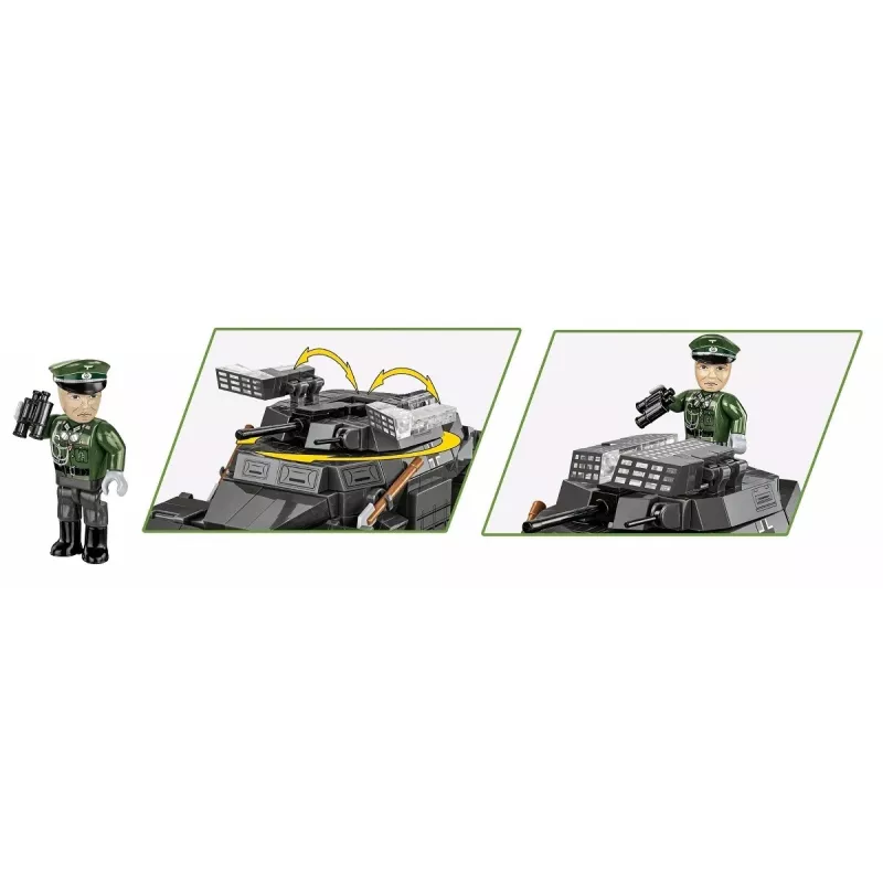 Cobi Blocks Sd.Kfz 222 modela komplekts COBI-2657 — 502 bloki