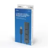 SAVIO USB-A centrmezgls ar RJ-45 Gigabit Ethernet AK-57 — 3× USB-A + RJ-45, USB 3.2 Gen 1 Micro‑B resursdators, 5 Gbit/s, 4 porti, pelēks