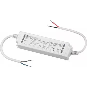 Goobay LED-Trafo 24 V DC 60 W IP67 - pastāvīga sprieguma pārveidotājs CV den (74769)