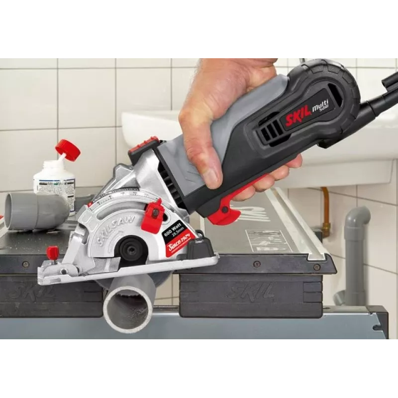 Skil F0155330AA pārnēsājamais ripzāģis Melns, Pelēks 6000 RPM 600 W