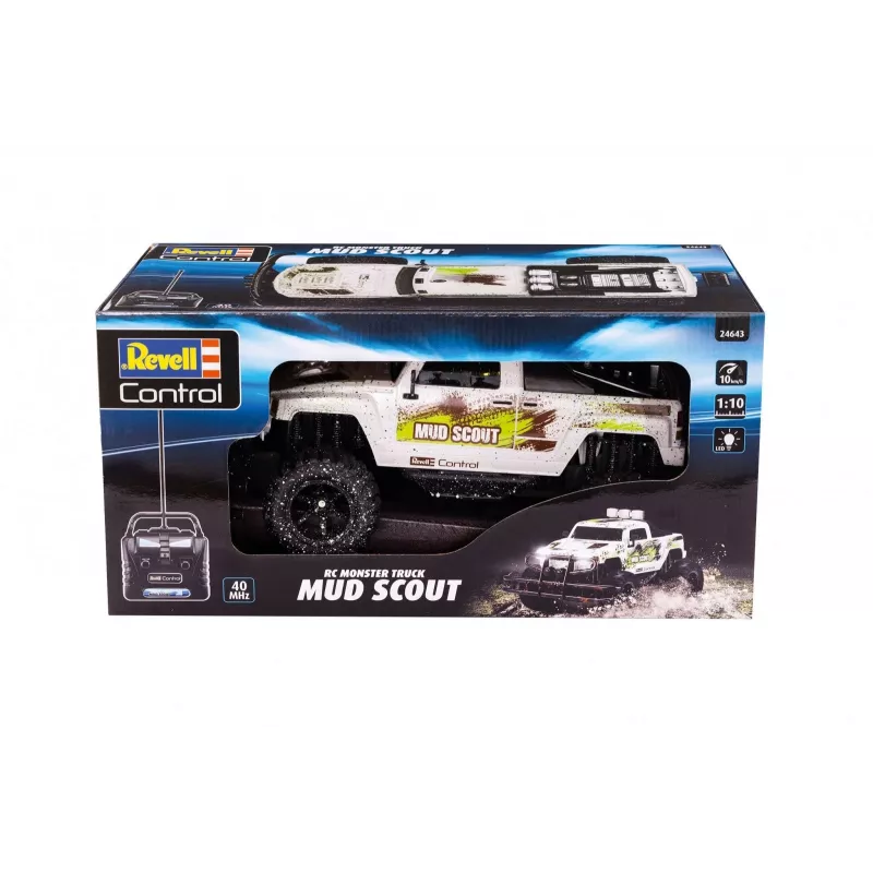Revell New Mud Scout radio vadāms (RC) modelis bezceļa kravas auto ar elektrisko dzinēju