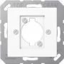JUNG A 568 BF WW - Balts - Termoplasts - Matēts - tradicionāls - JUNG - XLR (A568BFWW)