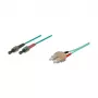 komutācijas kabelis LWL Duplex OM3 (Multimode, 50/125) SC/ST, LSZH, maināma polaritāte, 3m, Good Connections®