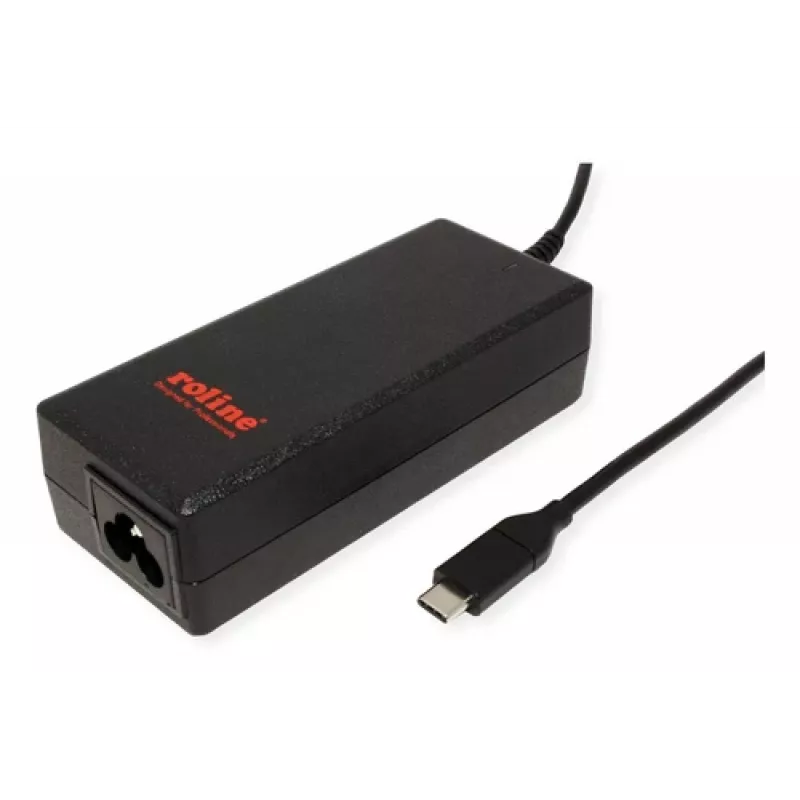 Barošanas avots ROLINE C5-BU 65W USB Type C, 65 W izeja, USB‑C PD saderīgs