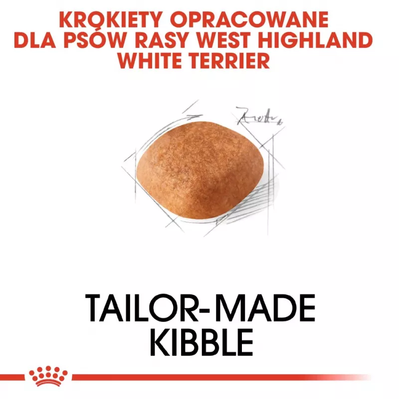 Royal Canin BHN West Highland Balts Terrier Adult - sausā barība pieaugušiem suņiem - 3kg