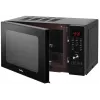 Amica AMGF20E1GB mikroviļņu krāsns ar plakanu virsmu un grilu, 20 l, 700 W, melna