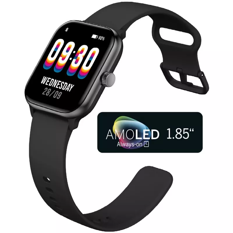 Smartwatch Beafon 201 4.7 cm AMOLED GPS 300 mAh Sudraba