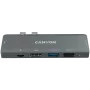 Canyon DS-5 USB 2.0 Type-C pelēks SD karšu lasītājs 60 Hz