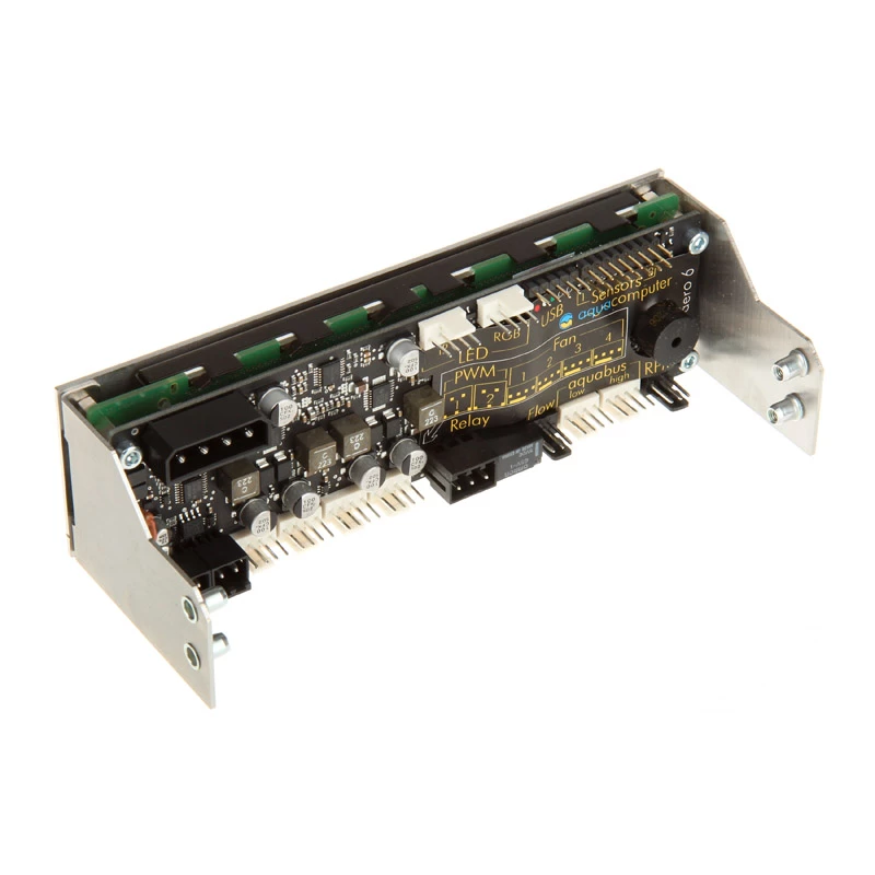 Aqua Computer 53145 ventilatora ātruma regulators LCD nerūsējošais tērauds