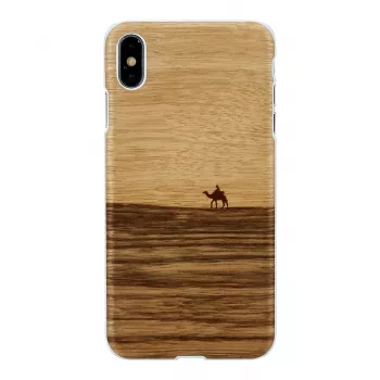 Viedtālruņa maciņš man and wood iPhone XS Max — terra white
