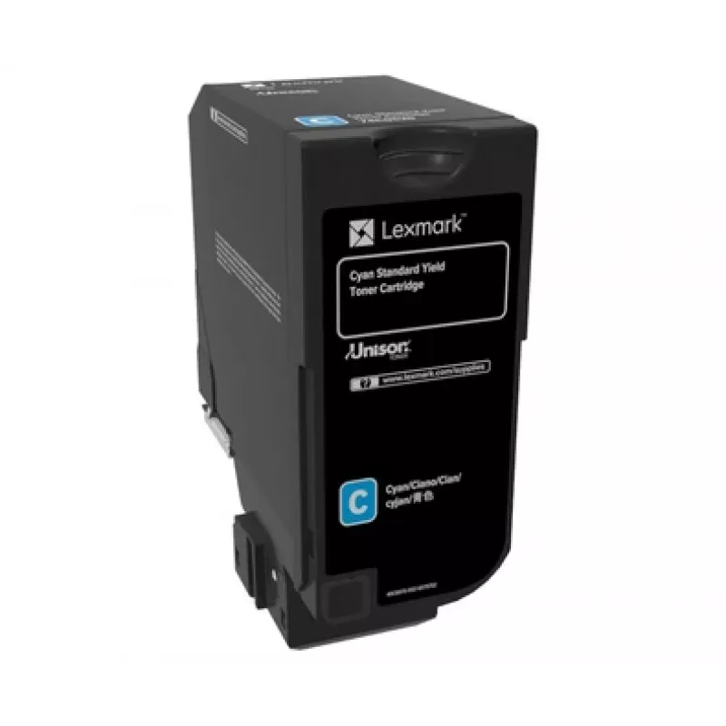 tonera kasete Lexmark CS720 Standard Yield 2500 lapas ciāna