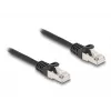 DeLOCK kabelis RJ50 vīr. uz RJ50 vīr. S/FTP 0,5 m melns