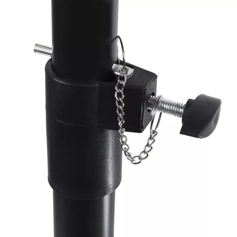 Projektora griestu stiprinājums MACLEAN MC-953 — tērauds, regulējams augstums 1,2–1,7 m