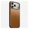 Mobilā tālruņa maciņš Nomad Modern Leather Case Cover iPhone 17 Pro Max, 17,5 cm (6,9 collas), iedeguma krāsa, āda + PC/TPU