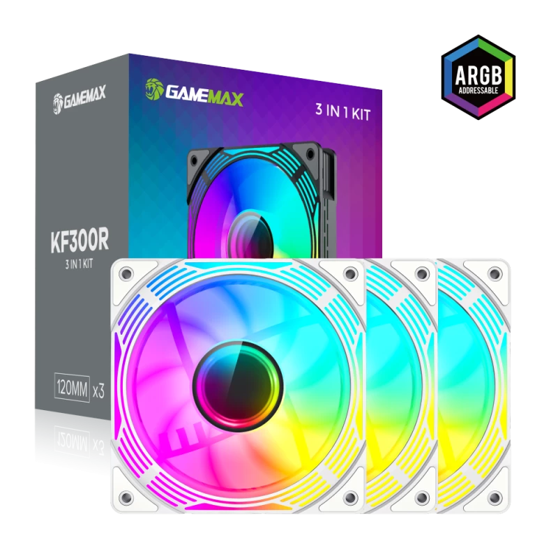 Gamemax | KF300R BK | Balts