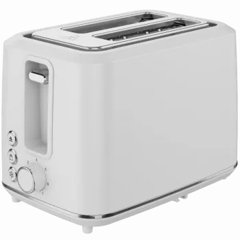 Elektriskais tosteris, balts, 220-240V, 50-60Hz, 920-1080W, 2 sloti, 3 režīmi, 7 grauzdēšanas līmeņi