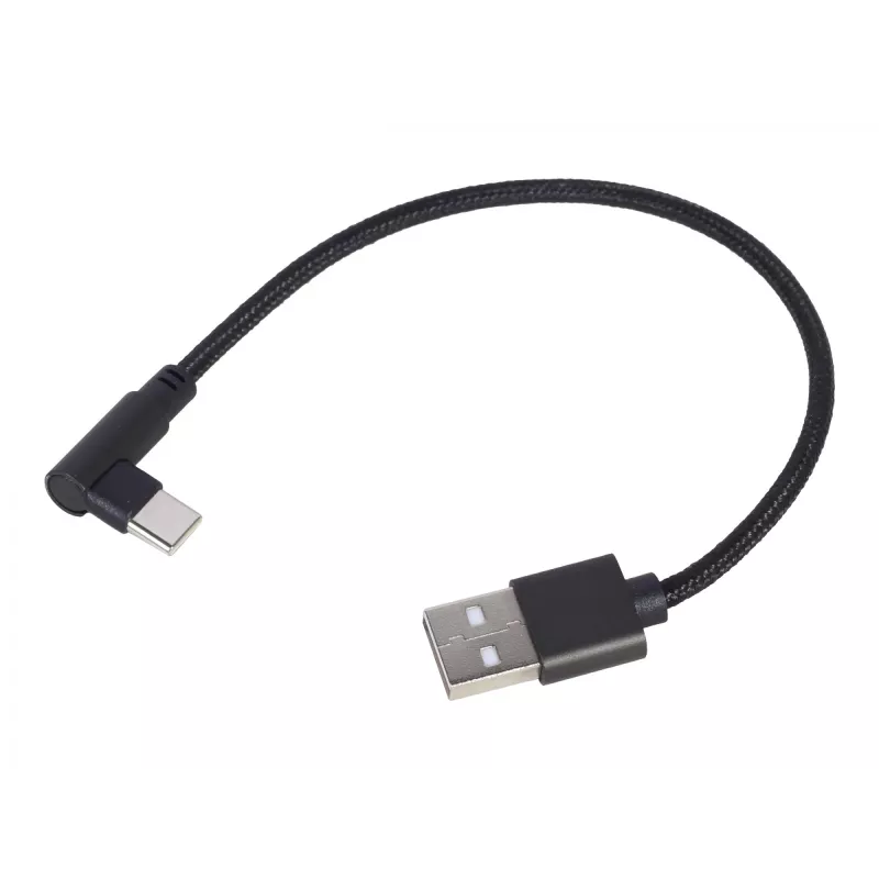 Kabelis USB2 uz USB-C leņķveida/CC-USB2-AMCML-0.2M GEMBIRD