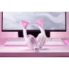 Austiņas Razer Kraken Kitty V2 vadu USB Type-A baltas — apkārtauss, galvas lente, 20–20000 Hz, 2 m kabelis