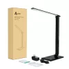 LED galda lampa Aukey LT-T10 12W 3000–6500K — regulējama krāsu temperatūra, melna